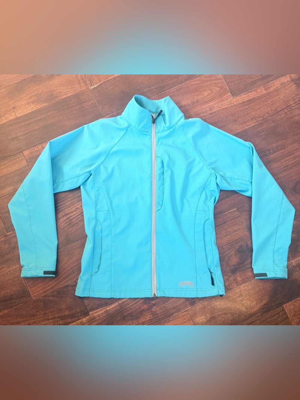 Golite Light Teal Zip-Up Active Jacket